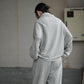 nonnotte | Draping H/N Long-Sleeve pullover Toasted Oatmeal