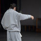 nonnotte | Draping H/N Long-Sleeve pullover Toasted Oatmeal