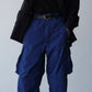 THE NULABEL | GARMENT DYED CARGO TRS NATURAL INDIGO