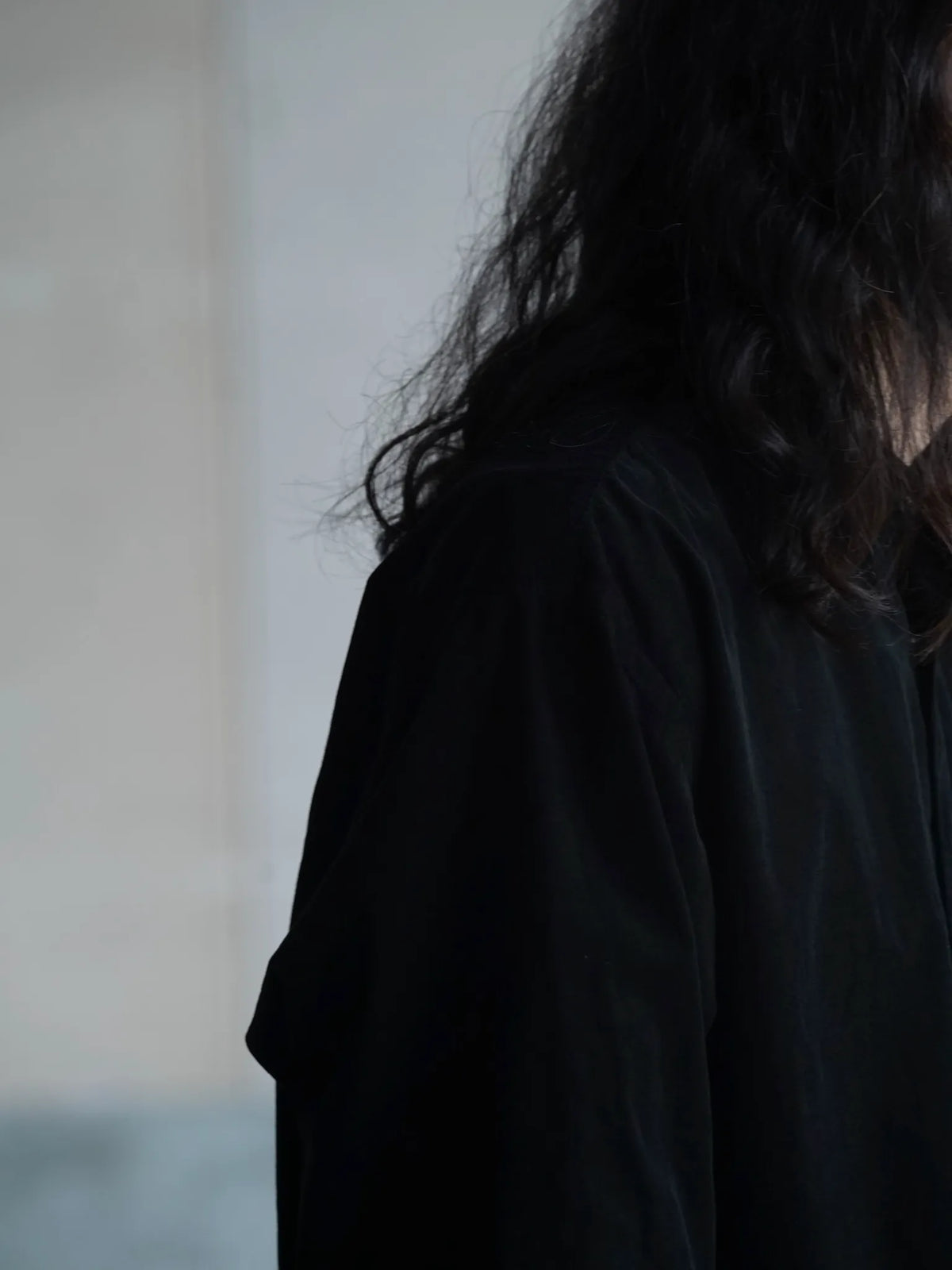 COMOLI | コーデュロイ コモリシャツ BLACK
