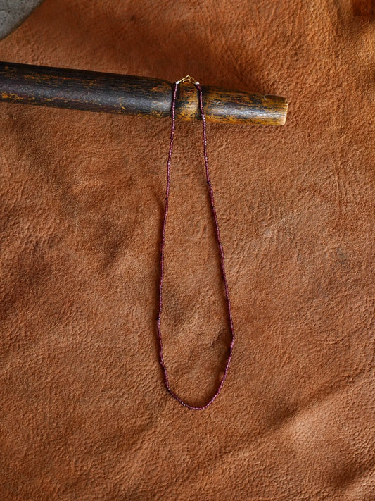 stones stone zoo | necklace -garnet-