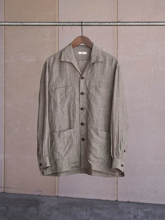 calmlence | SHIRT JACKET BEG/KHK