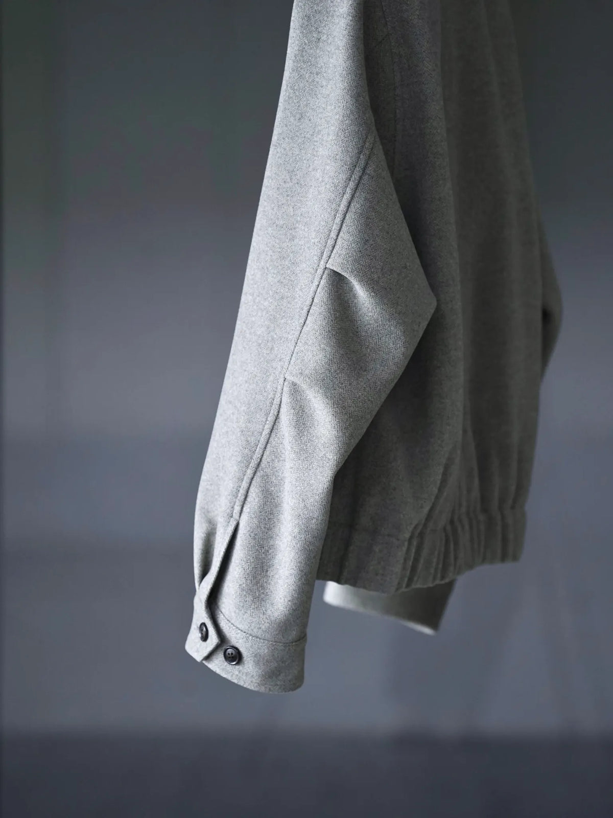 IRENISA | FRY-FRONT ZIP-UP BLOUSON GRAYGE