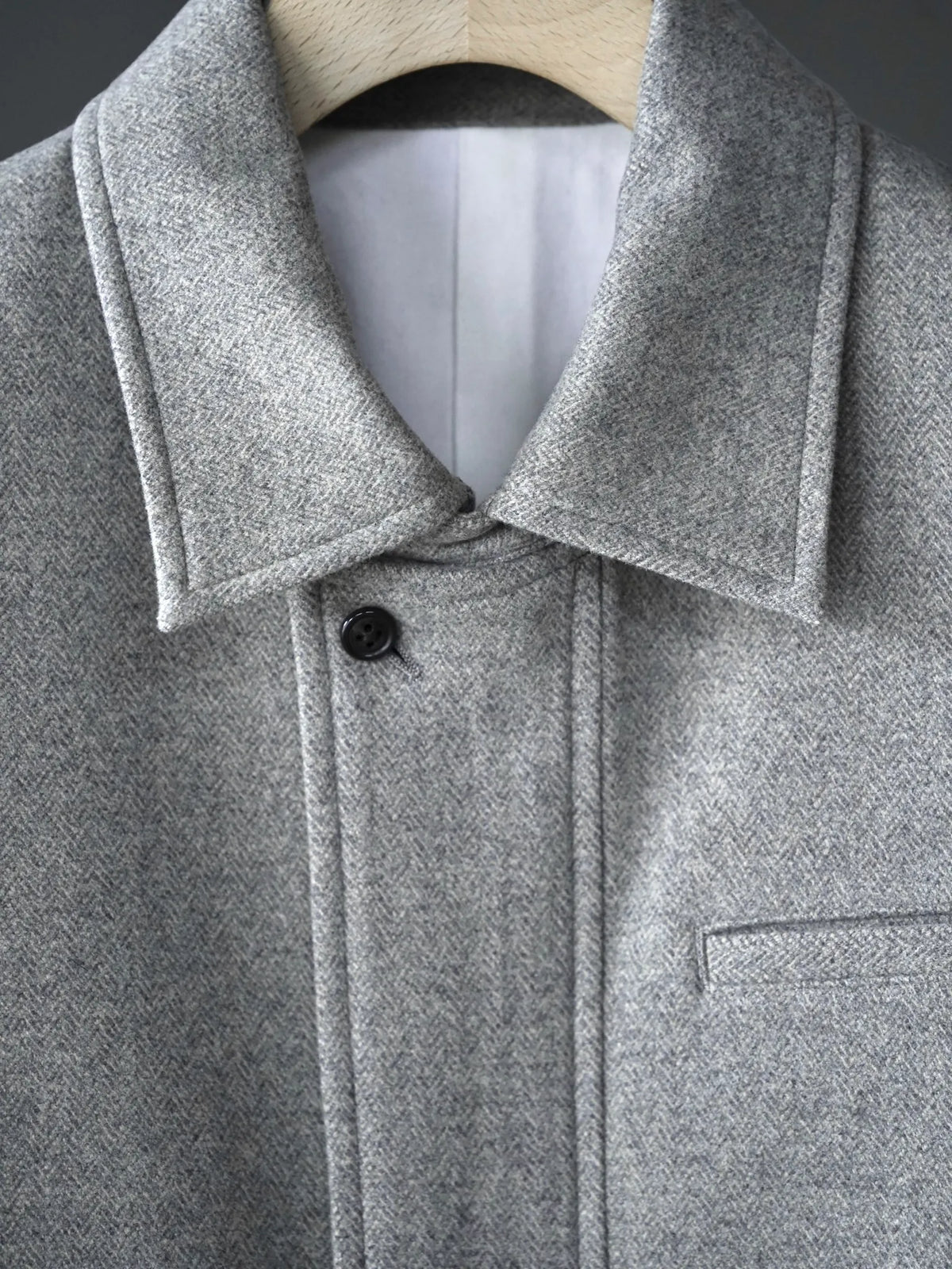 IRENISA | FRY-FRONT ZIP-UP BLOUSON GRAYGE