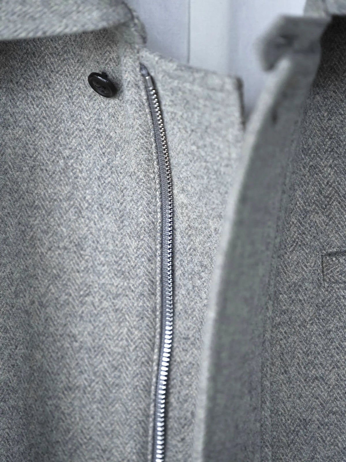 IRENISA | FRY-FRONT ZIP-UP BLOUSON GRAYGE