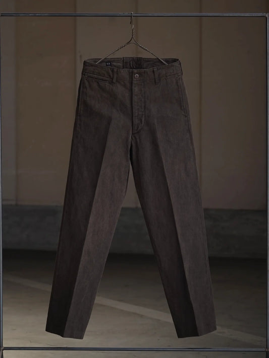 T.T | LOT.221 FIELD TROUSERS Mud Dyed Brown