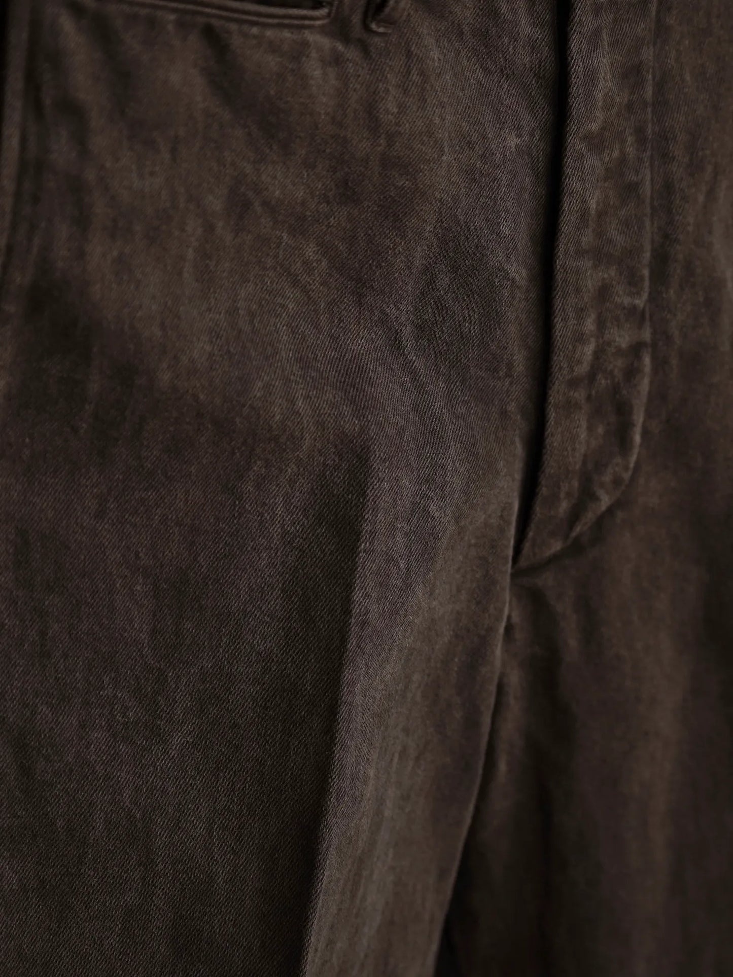 T.T | LOT.221 FIELD TROUSERS Mud Dyed Brown