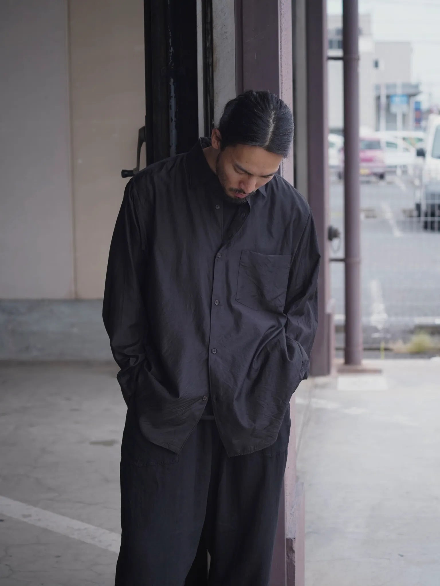 COMOLI ウールシルク コモリシャツ BROWN | CASANOVA&CO (カサノヴァ COMOLI ウールシルク コモリシャツ BROWN | CASANOVA&CO (カサノヴァ