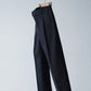 山内-ウール-和紙-サイドシームレスワンタックパンツ-charcoal-black-8