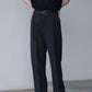 山内-ウール-和紙-サイドシームレスワンタックパンツ-charcoal-black-2