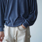 Olde H & Daughter | SILK PLAIN STITCH CREW L/S CANDIED VIOLETS