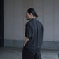COMOLI | ウールシルク 半袖オープンカラーシャツ CHARCOAL
