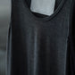 nonnotte | Standard Tank Top Charcoal