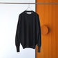 Olde H & Daughter | SILK PLAIN STITCH CREW L/S BLACK