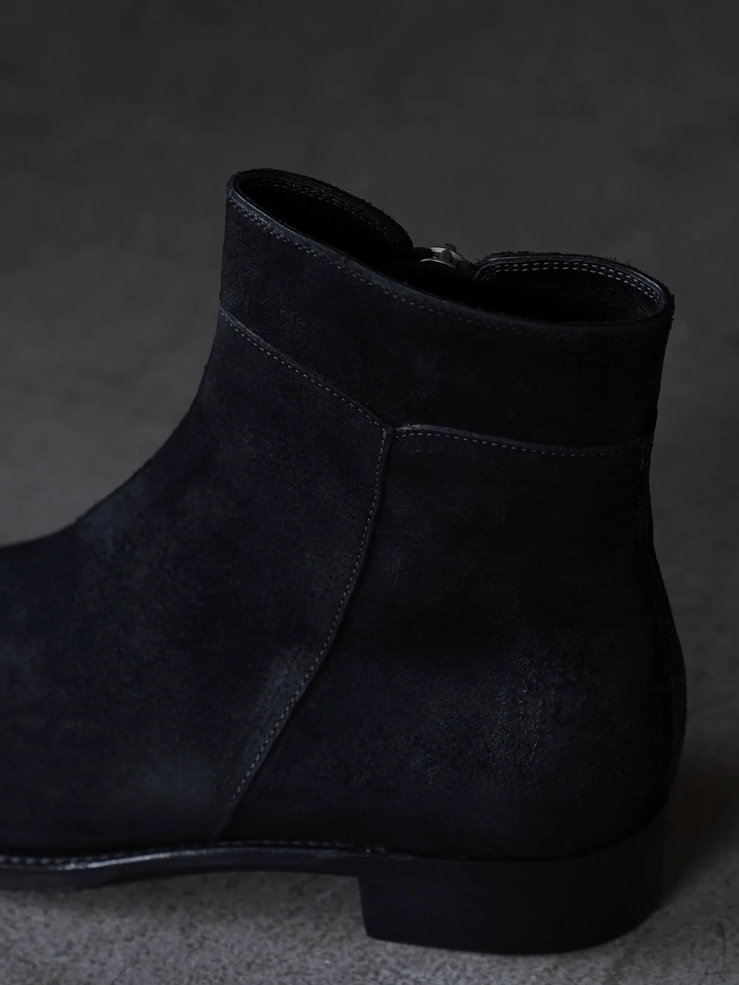post-production-side-zip-boots-waxed-ezojika-suede-black-5