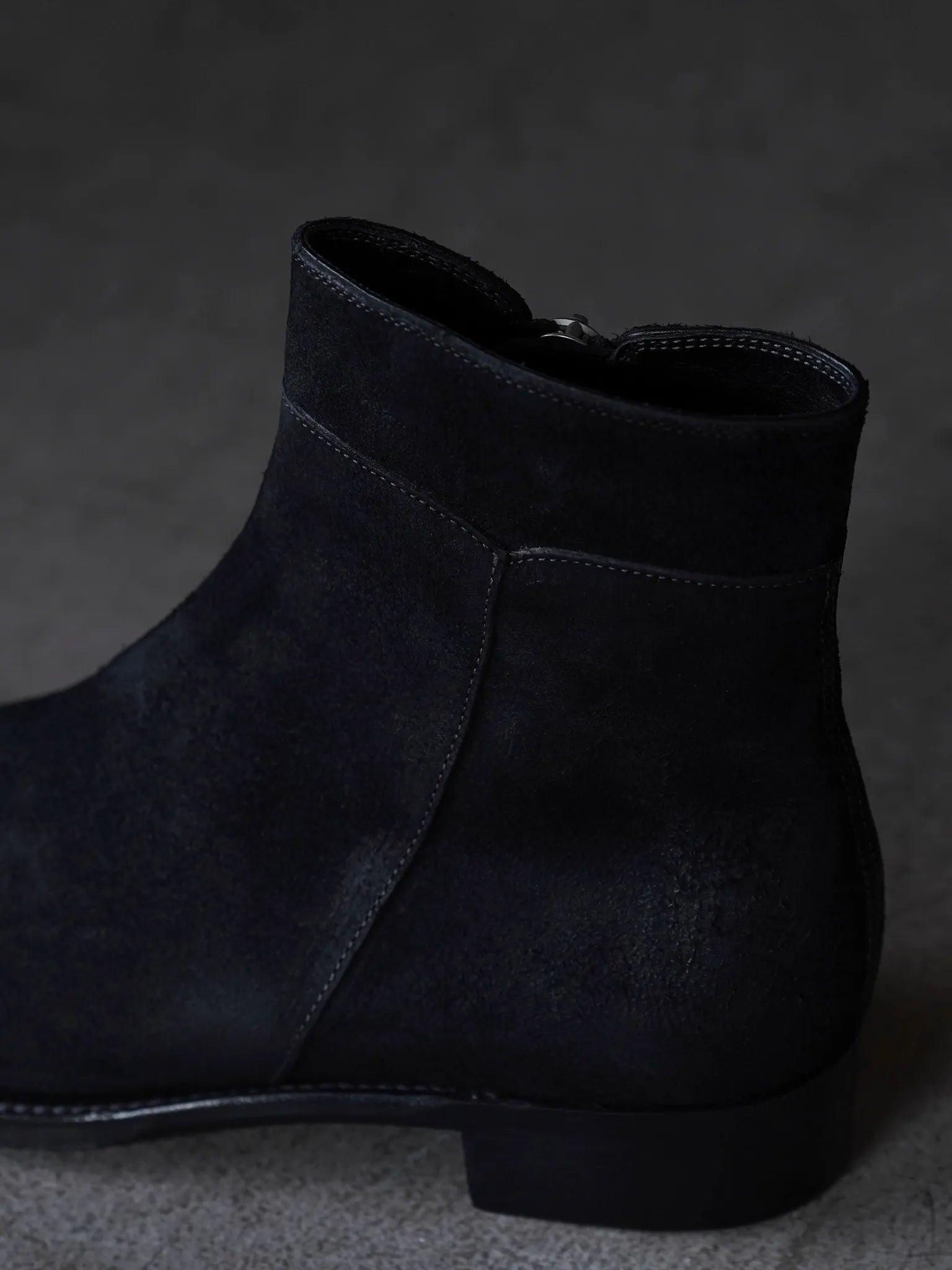 post-production-side-zip-boots-waxed-ezojika-suede-black-5