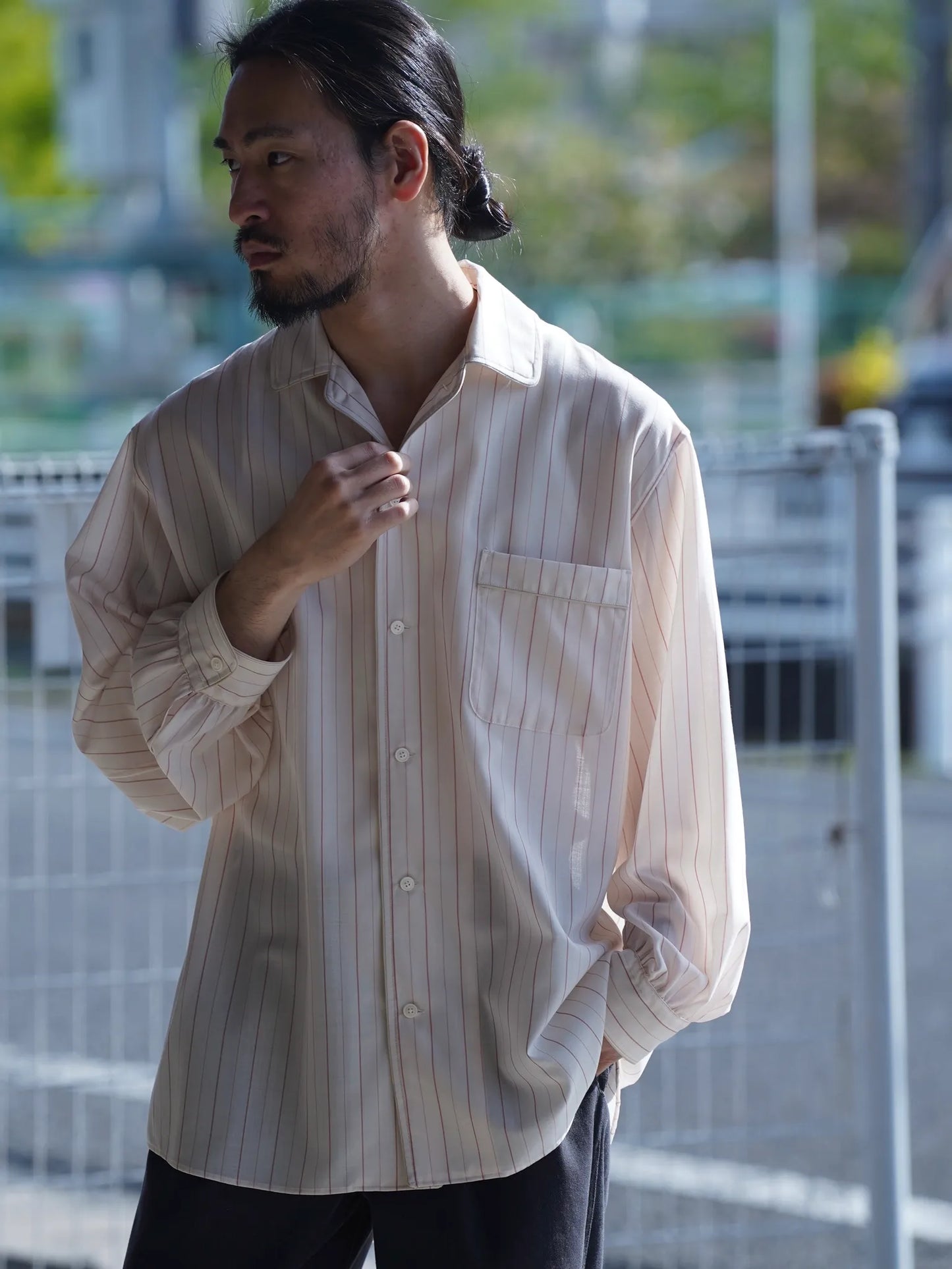 nonnotte | Dormeuse Shirt Rust Beige