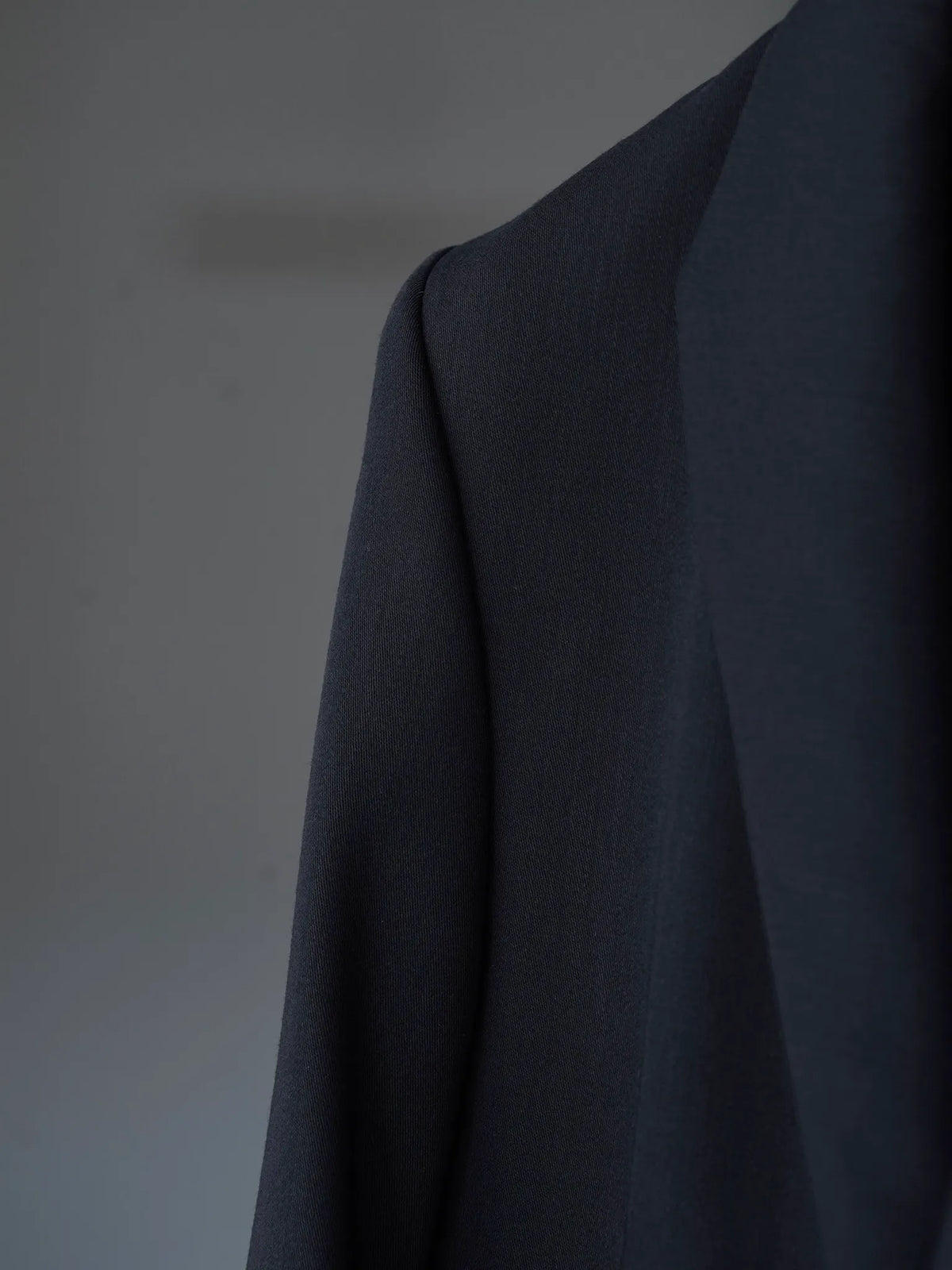 IRENISA | MODIFIED SHAWL-COLLAR JACKET BLACK