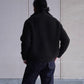 SARTO | WOOL FULL CARDIGAN STITCH HIGH NECK ZIP JACKET DARK BROWN