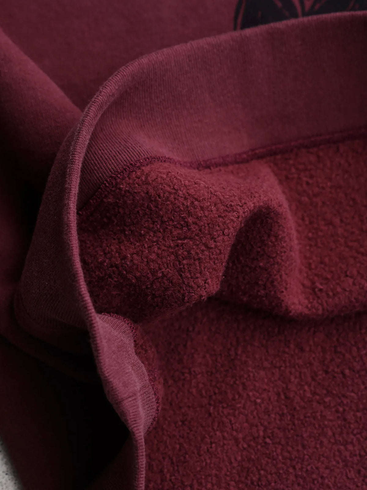SARTO | COTTON LOOP WHEEL FILM DIRECTOR CREW NECK L/S BORDEAUX