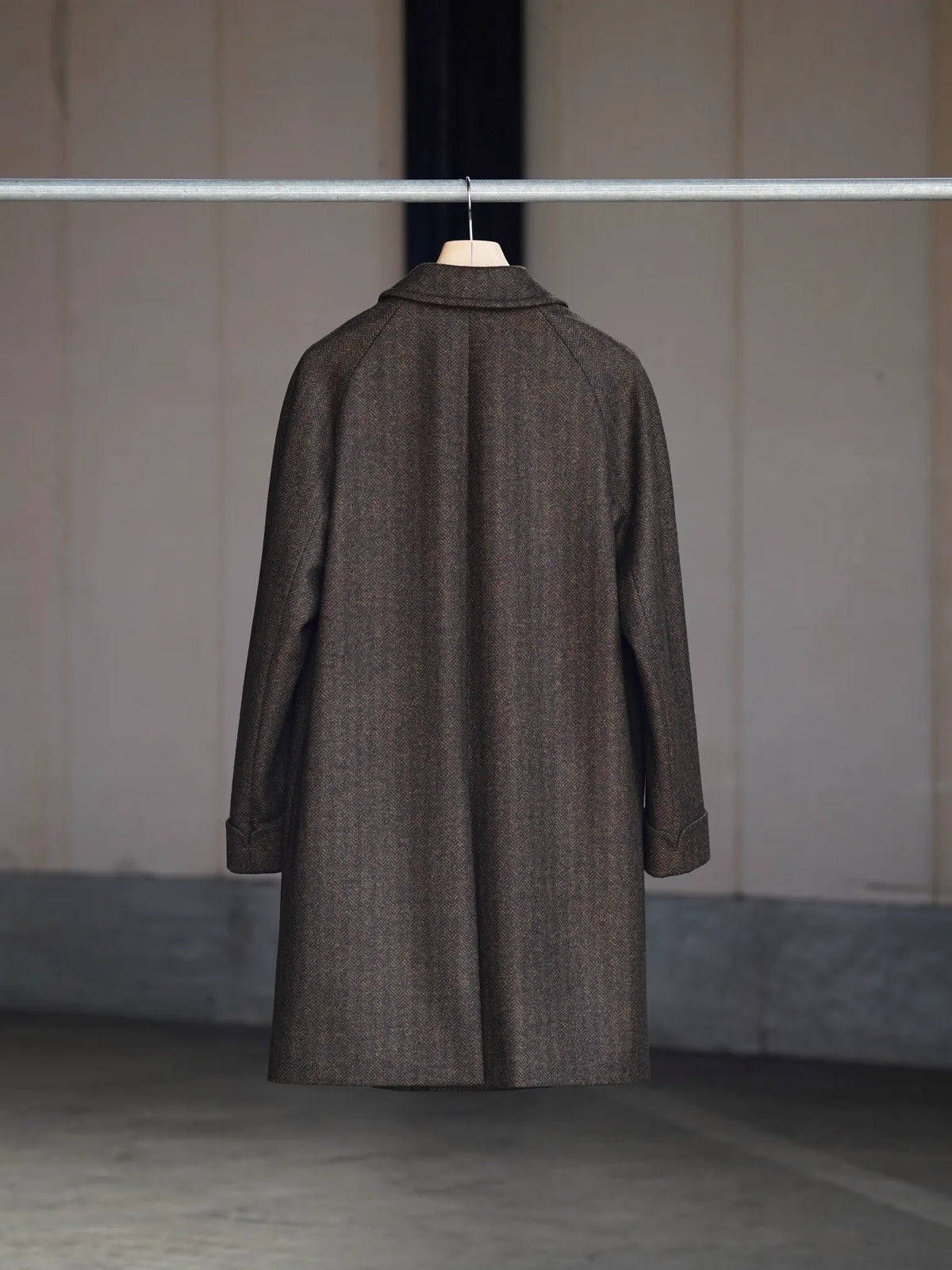 COHÉRENCE | CORB / CHEVRON TWEED JERSEY BROWN