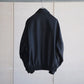 nonnotte | Draping Big Yoke Raglan Drizzler Jacket Deep Black