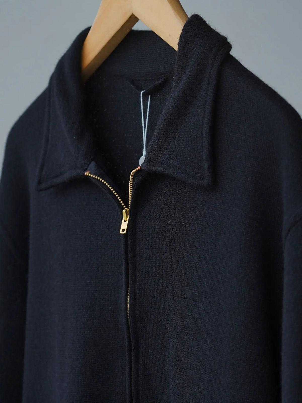 COMOLI カシミヤ和紙 ジップショートジャケット BLACK | CASANOVA&CO COMOLI カシミヤ和紙 ジップショートジャケット BLACK | CASANOVA&CO