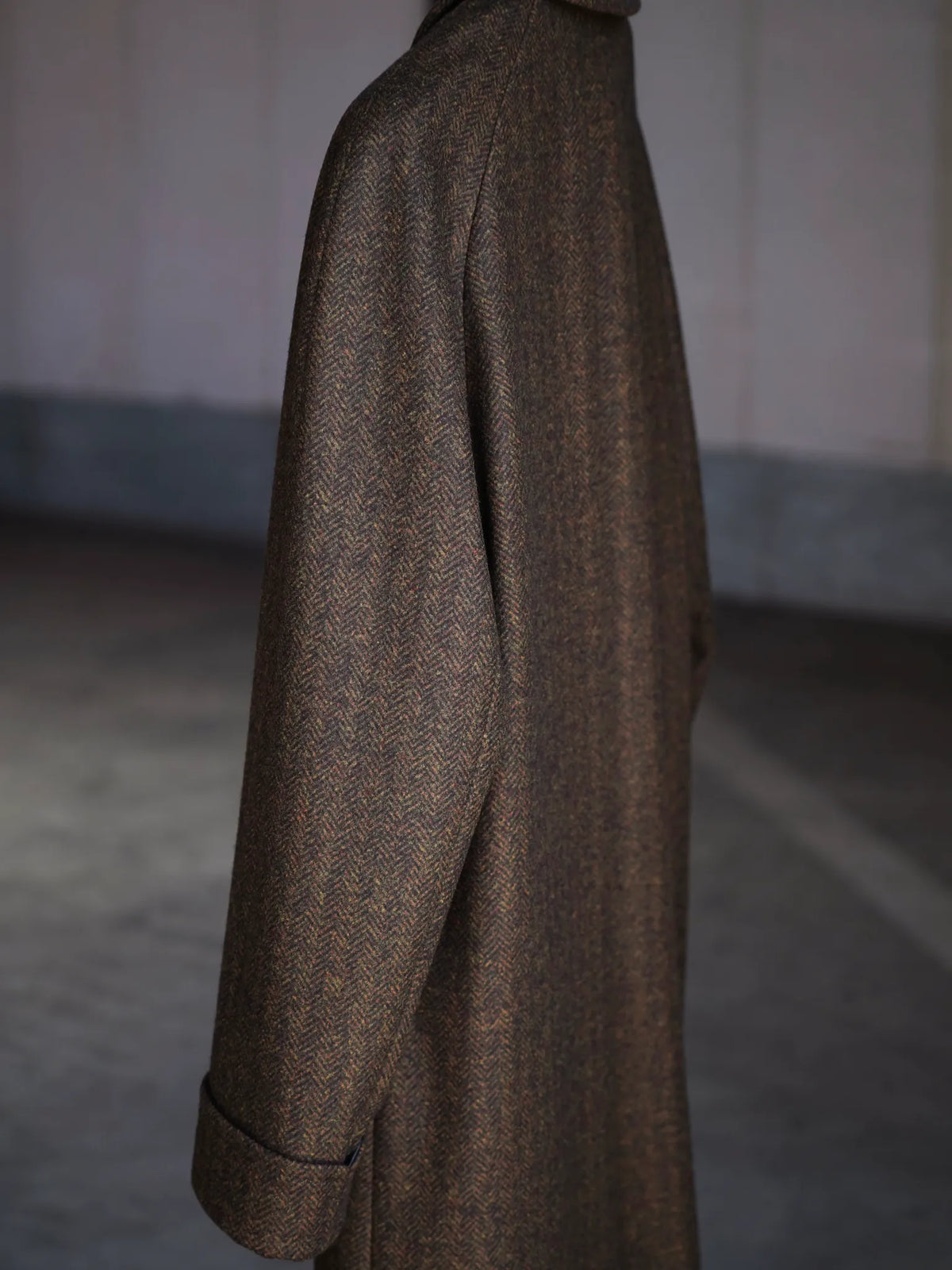 COHÉRENCE | CORB / CHEVRON TWEED JERSEY BROWN