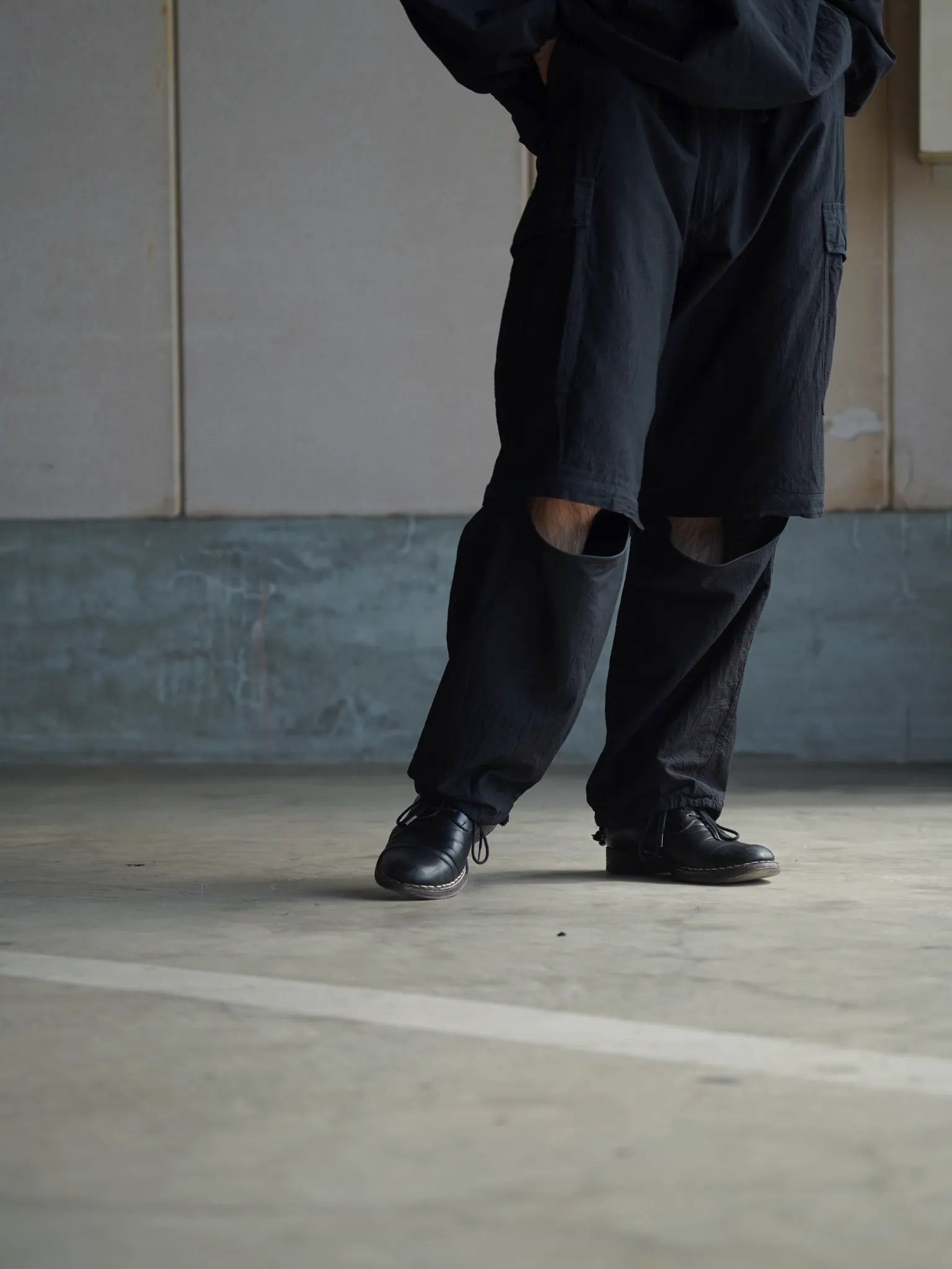 COMOLI リップストップ コンバーティブル6Pパンツ BLACK | CASANOVA&CO