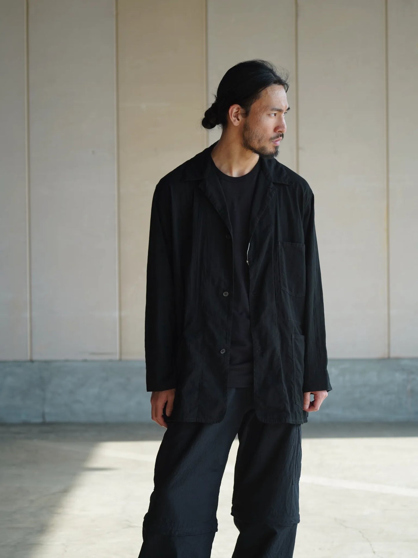 COMOLI Oxford 1938 Jacket BLACK | CASANOVA&CO Online Store
