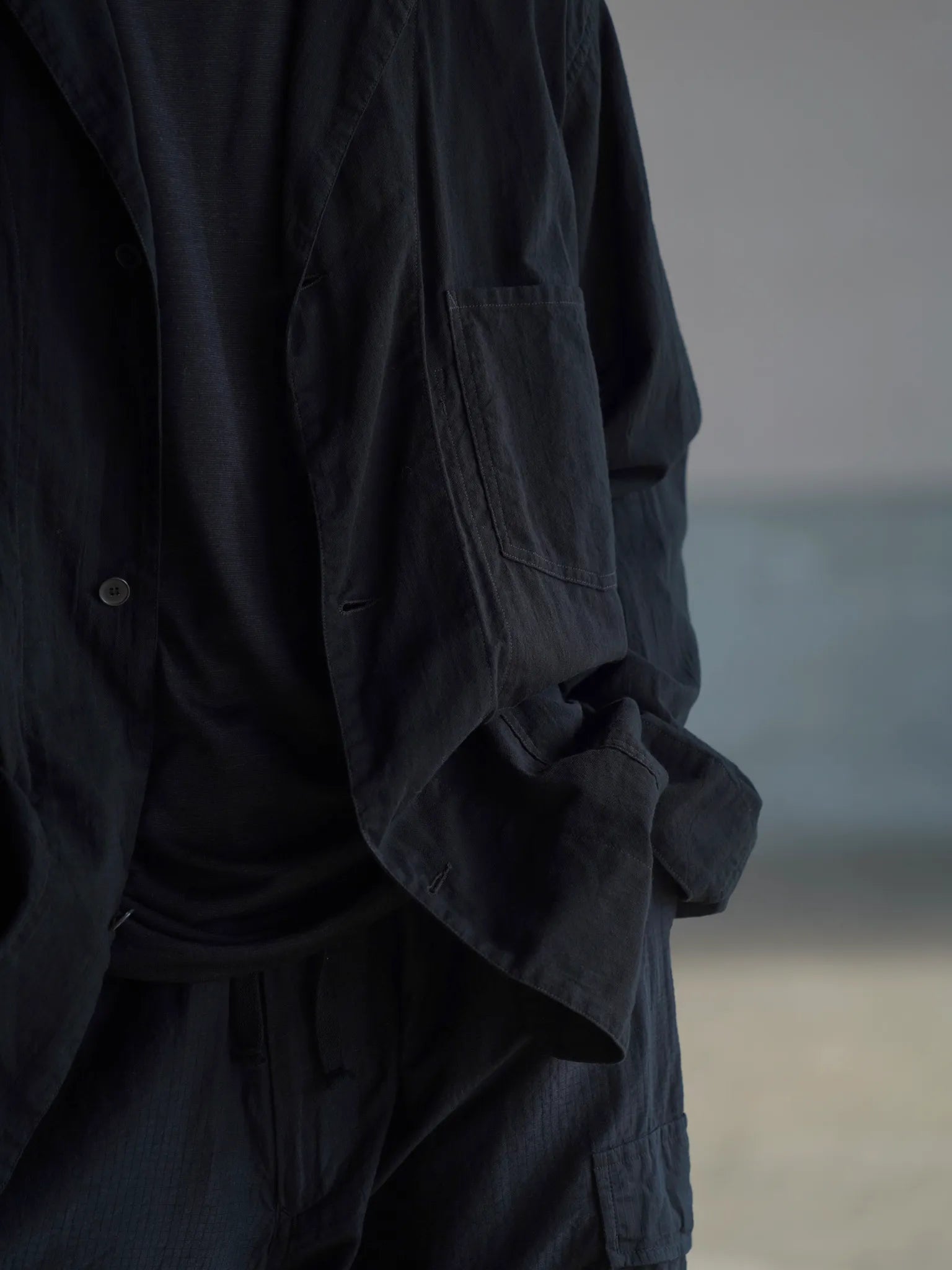 COMOLI オックス 1938ジャケット BLACK | CASANOVA&CO (カサノヴァ