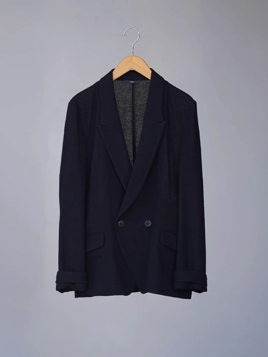 KAKAN | DOUBLE BREASTED JACKET Black