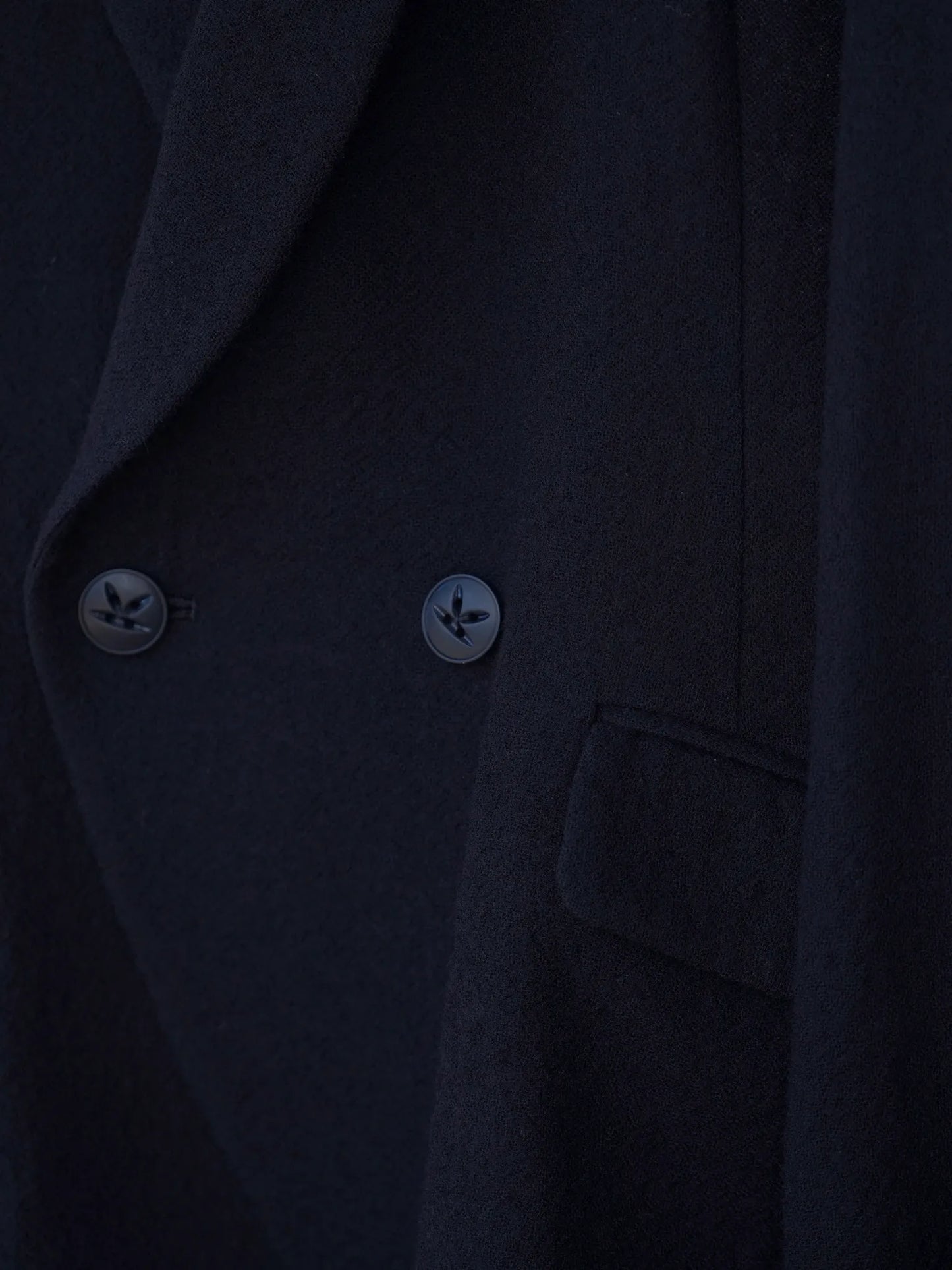 KAKAN | DOUBLE BREASTED JACKET Black