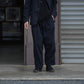 THE NULABEL | GARMENT DYED TROPICAL TROUSERS BLACK