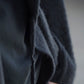COMOLI | シャギー ノーカラージャケット BLACK