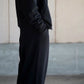 COMOLI | ウールニット パンツ BLACK
