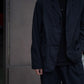THE NULABEL | GARMENT DYED WORK JACKET BLACK