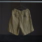calmlence | SINGLE PLEATED EASY SHORTS DBEG