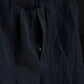 calmlence | SINGLE PLEATED EASY SHORTS BLK