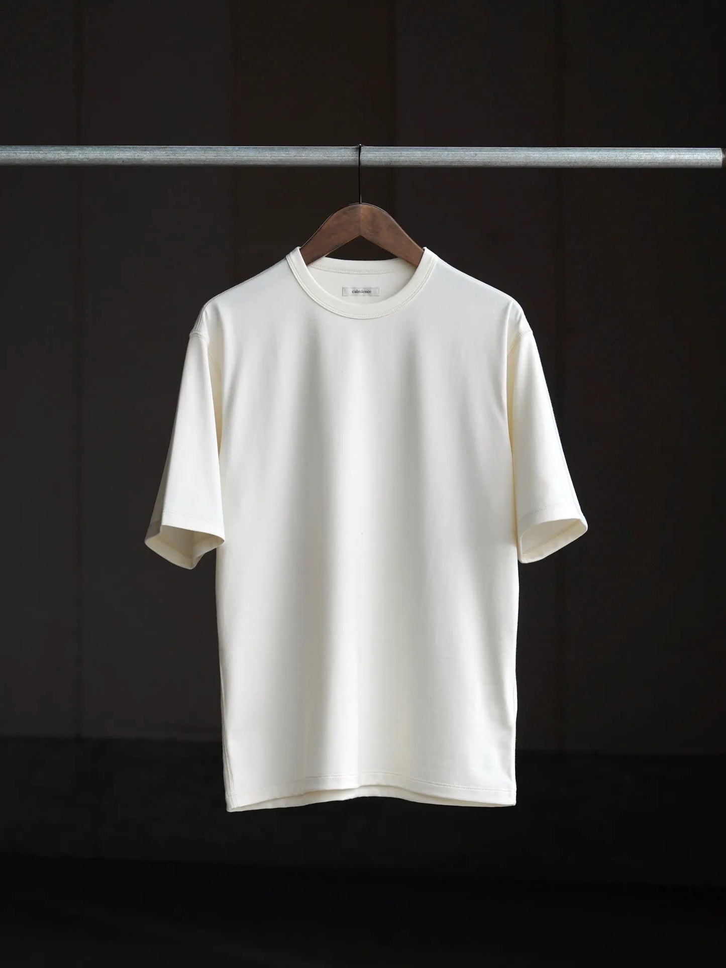 calmlence | CREW NECK SS T-SHIRT OWHT