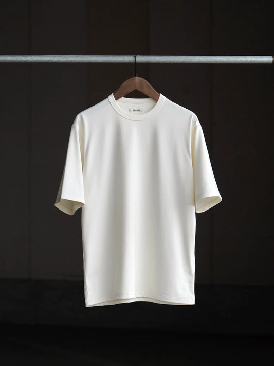 calmlence | CREW NECK SS T-SHIRT OWHT