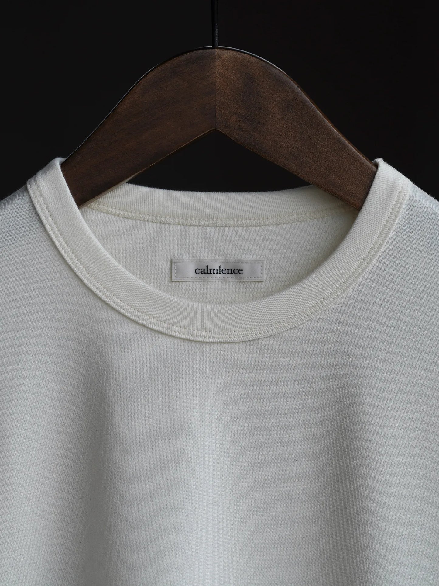 calmlence | CREW NECK SS T-SHIRT OWHT