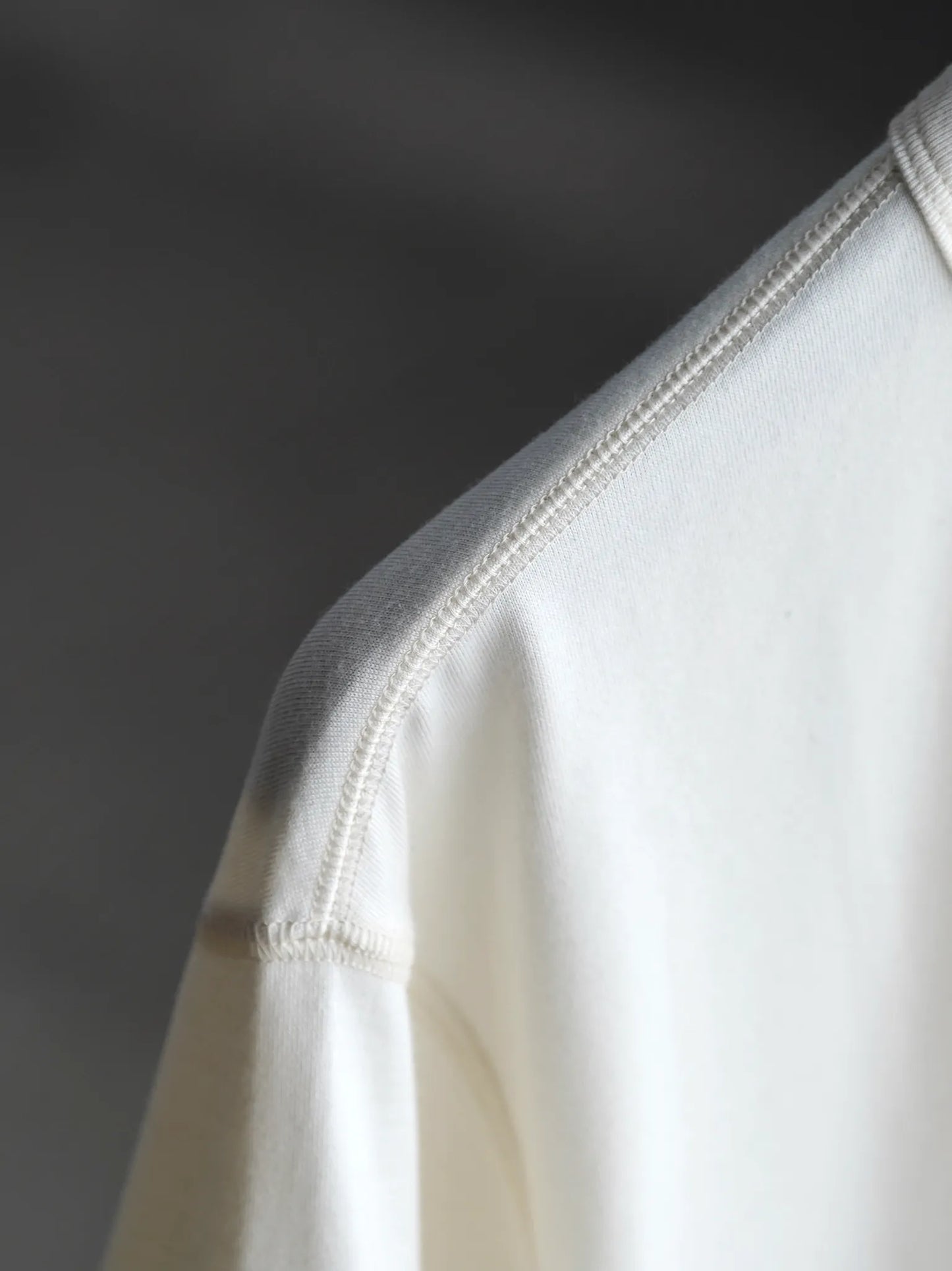 calmlence | HENLEY NECK SS T-SHIRT OWHT