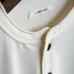 calmlence | HENLEY NECK SS T-SHIRT OWHT
