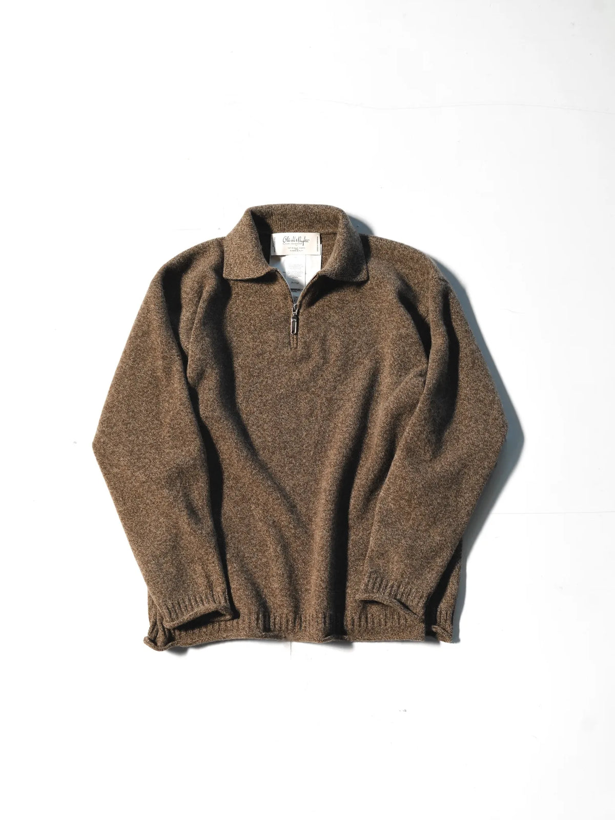 Olde H & Daughter | WOOL / CASHMERE HALF ZIP P/O FUZZ