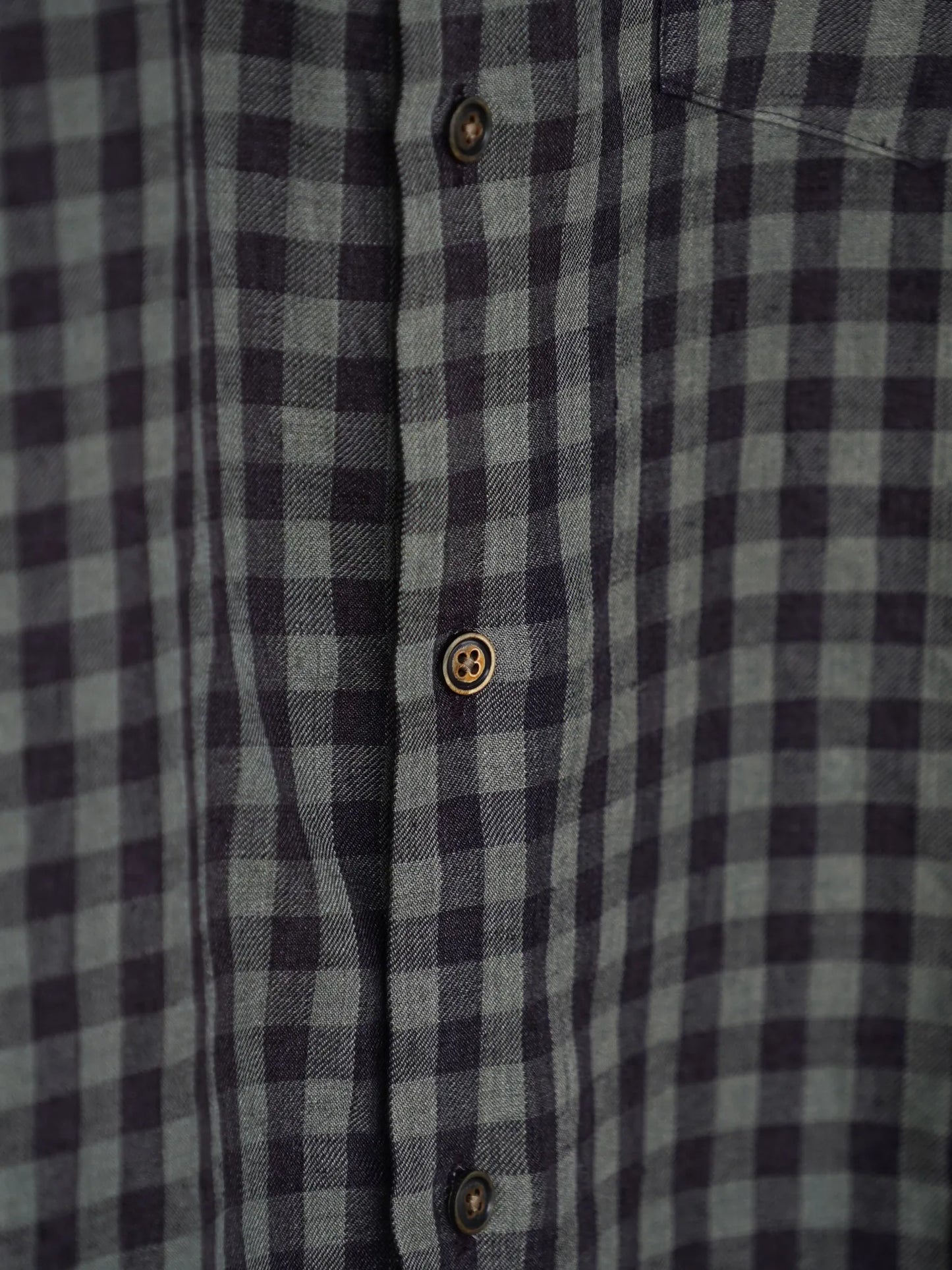 calmlence | REGULAR COLLAR SS SHIRTS GRY/BRN