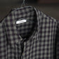calmlence | REGULAR COLLAR SS SHIRTS GRY/BRN