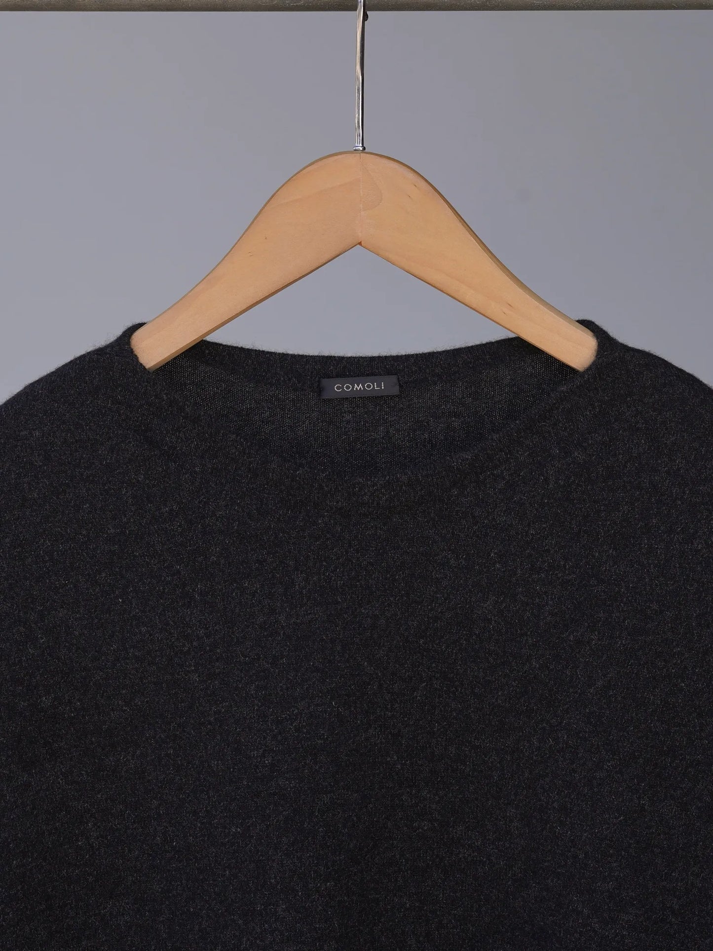 COMOLI | カシミヤ コモリニット CHARCOAL