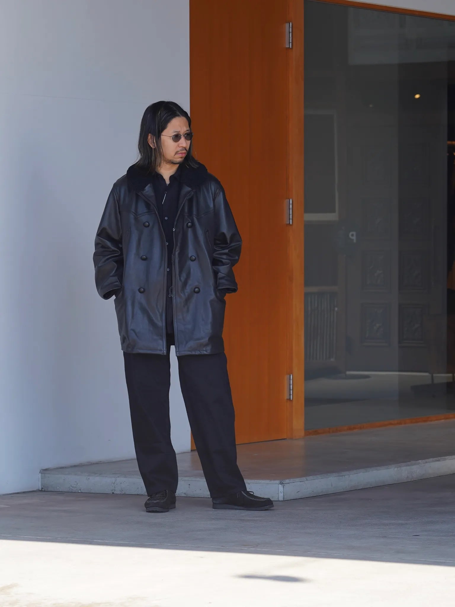 COMOLI ラムレザー カナディアンコート BLACK | CASANOVA&CO COMOLI ラムレザー カナディアンコート BLACK | CASANOVA&CO