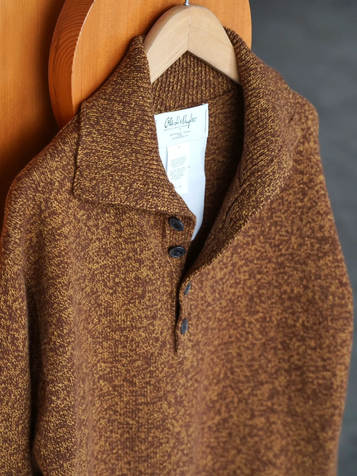 Olde H & Daughter | WOOL MOULINE TURTLE PORO P/O CLAY